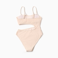 Купальник слитный женский MINAKU цвет молочный, размер 42