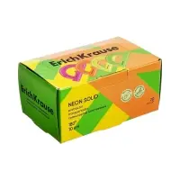 Транспортир 10см 180&deg;, ErichKrause "Neon Solid", пластик, непрозрачный, коробка-дисплей, МИКС