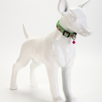 Ошейник "Цветочный вайб", 40 х 1,5 см, зелёный