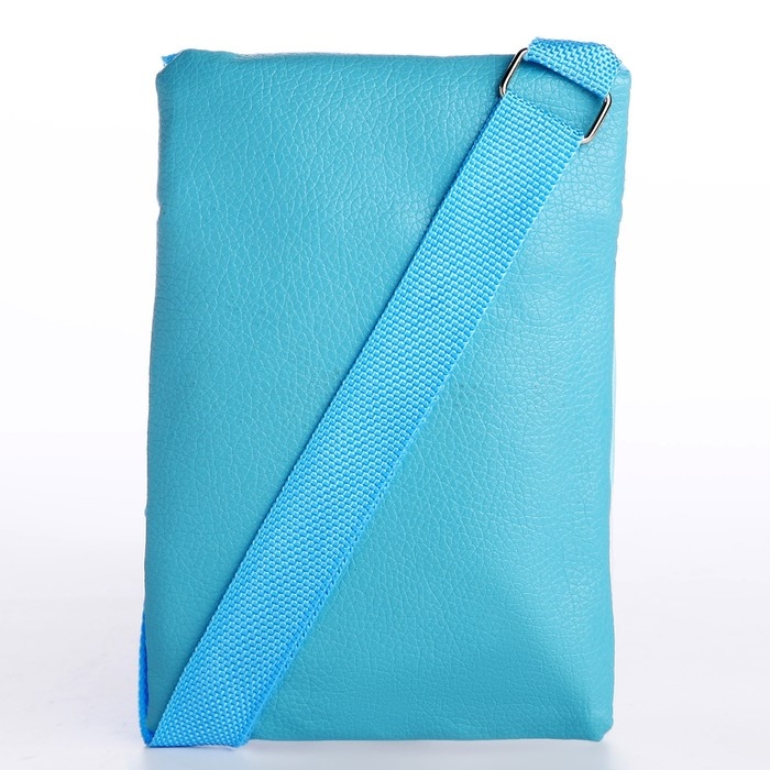 Подарочный набор для девочки «Добрая лисичка», сумка, значок, цвет голубой Подарочный набор для девочки «Добрая лисичка», сумка, значок, цвет голубой