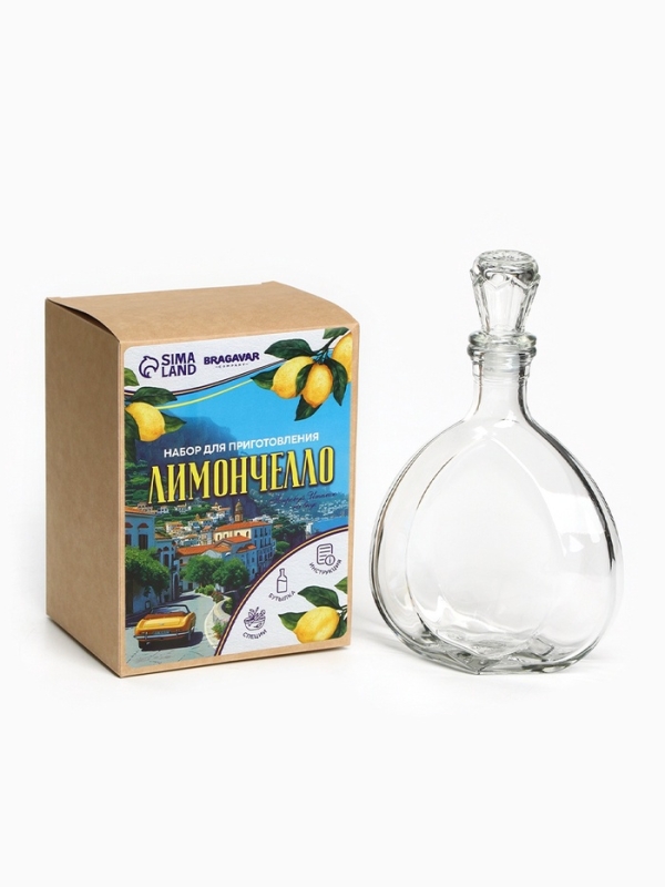Набор для приготовления алкоголя Набор для приготовления алкоголя "Лимончелло", набор специй, штоф