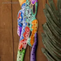 Панно настенное "Геккон океан" 11х1,1х50 см