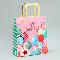 Пакет подарочный, упаковка, Happy Birthday, ML 23 х 27 х 11.5 см