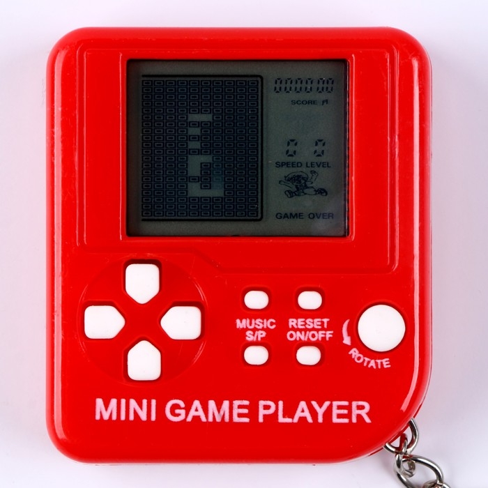 Электронная игра на брелоке, цвета МИКС