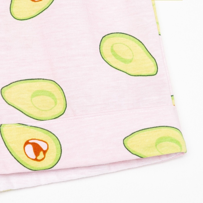 Пижама женская (рубашка и шорты) KAFTAN Avocado р. 52-54, розовый Пижама женская (рубашка и шорты) KAFTAN Avocado р. 52-54, розовый