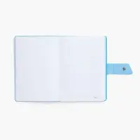 Ежедневник Boom, недатированный, черный с голубым