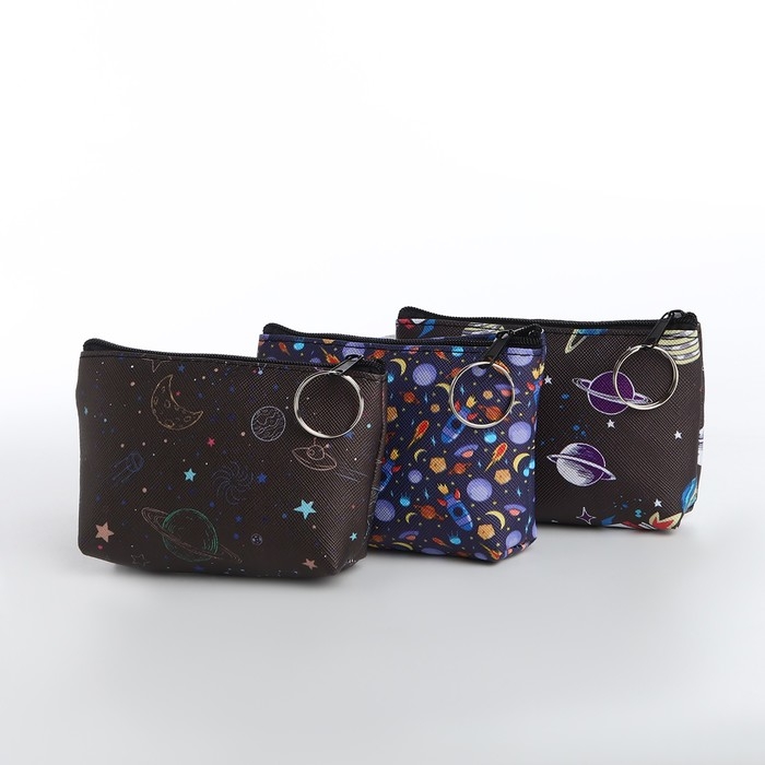 Кошелёк монетница детская на молнии, цвет МИКС Кошелёк монетница детская на молнии, цвет МИКС