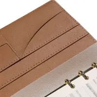 Органайзер на кольцах, C6, с клапаном, 80л, линия, к/зам, Бежевый