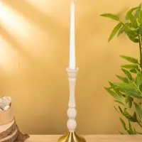 Подсвечник на 1 свечу "Фисташковый" 10,5х10,5х30 см