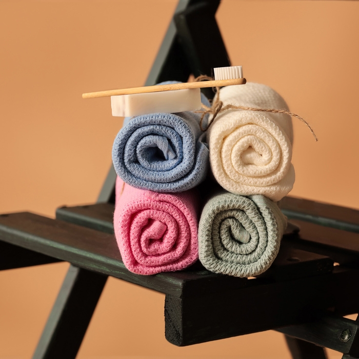 Полотенце вафельное Love Life Sweet Momemt 70х130 см, молочный, 100% хл, 300 гр/м2 Полотенце вафельное Love Life Sweet Momemt 70х130 см, молочный, 100% хл, 300 гр/м2