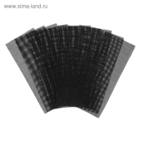 Сетка абразивная ТУНДРА, водостойкая, корунд, 115 х 280 мм, Р800, 10 шт.