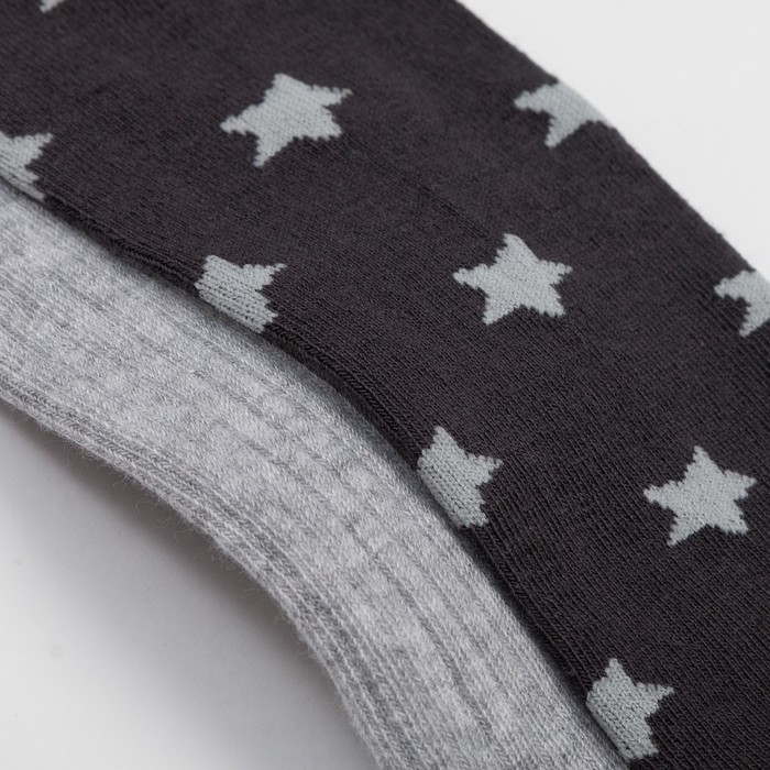 Набор колготок Крошка Я &laquo;Звёздочки&raquo;, рост 86-92 см, цвет серый