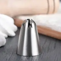 Насадка кондитерская &laquo;Закрытая звезда&raquo;, d=3 см, выход 0,5 см, нержавеющая сталь