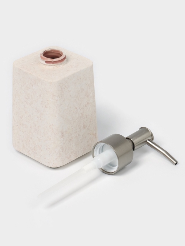 Набор для ванной "Glow" 2 предмета (дозатор для мыла, стакан)