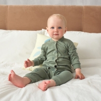 Комбинезон Крошка Я "NY", рост 74-80 см, цвет хаки Комбинезон Крошка Я "NY", рост 74-80 см, цвет хаки