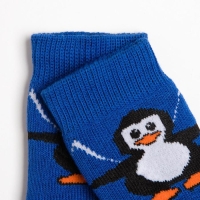 Носки детские махровые, цвет синий, размер 18 Носки детские махровые, цвет синий, размер 18