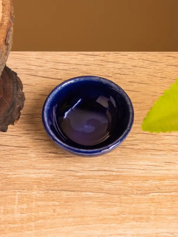 Соусник, 4.54.5&times;2 см, керамика, синий