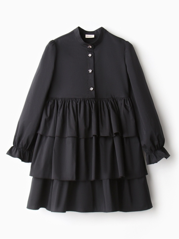 Платье для девочки MINAKU цвет чёрный, рост 110 см