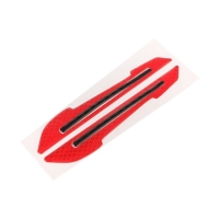 Наклейка противоударная, светоотражающая 16&times;2,3 см, набор 2 шт, красный