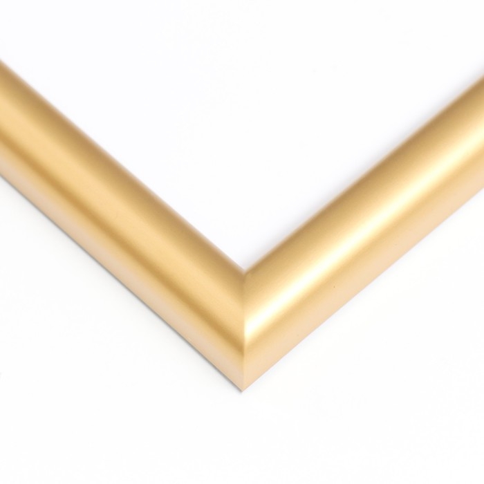 Фоторамка пластик "МИРАМ" 29.7х42 см, (A3) золото (пластиковый экран)