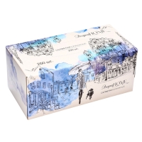 Салфетки бумажные в коробке Элара HOME "Вечер в Париже", 250 шт.