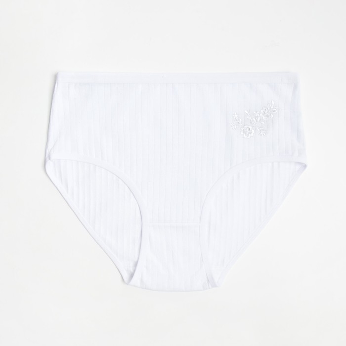 Трусы женские слипы, цвет белый, размер 52-54