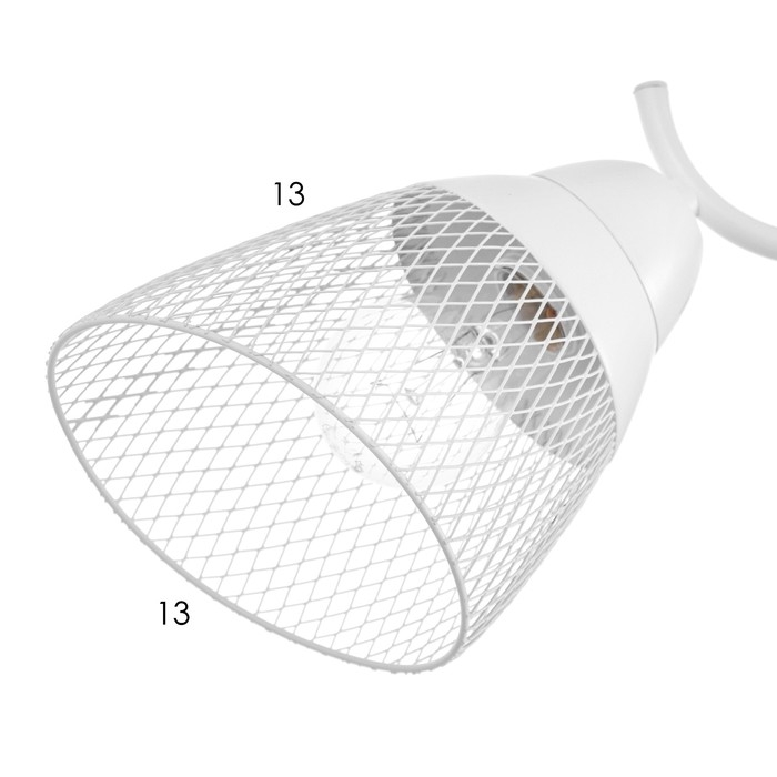 Люстра "Грэйс" 3х60Вт Е27 Белый 56х56х28см