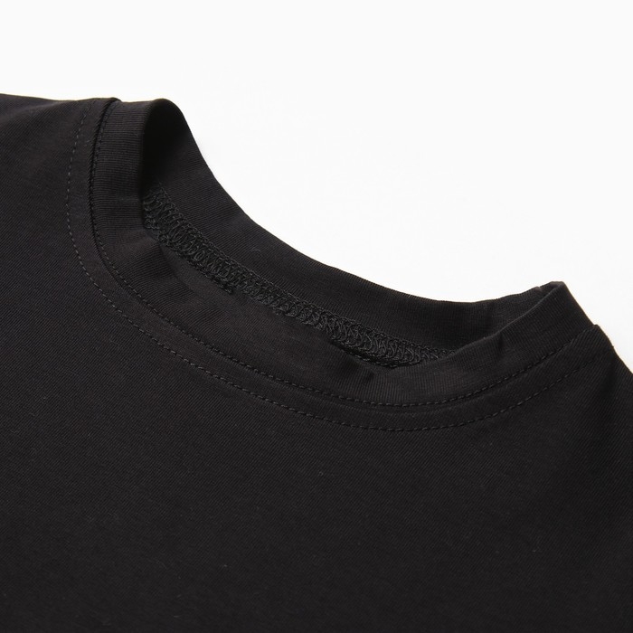 Футболка детская MINAKU:Basic line kids цвет чёрный, рост 104