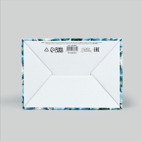 Коробка подарочная новогодняя складная &laquo;Новогодняя акварель&raquo;, 22 х 15 х 10 см, Новый год