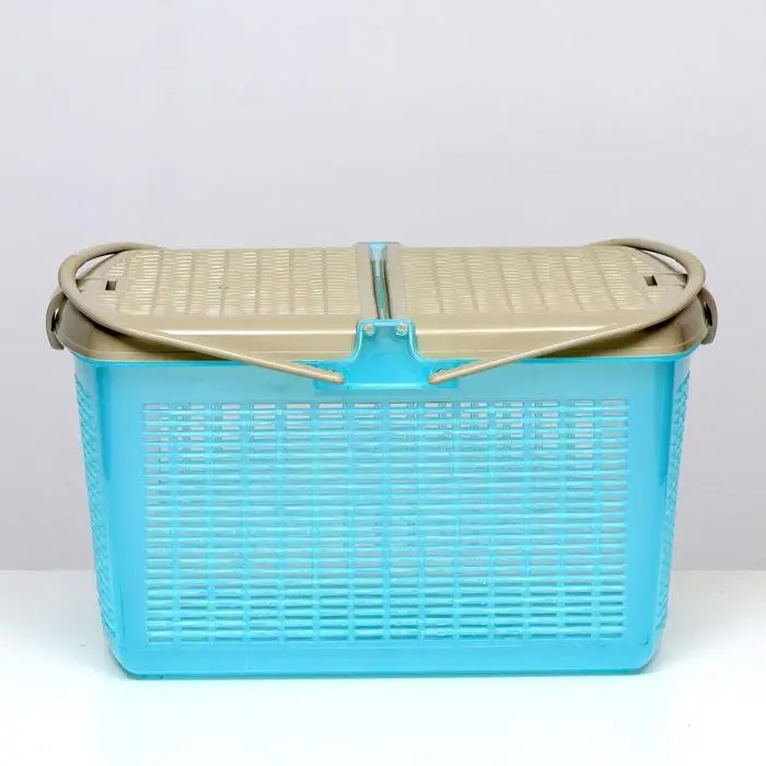 Корзина 47х36х27,5 см, бирюзовый
