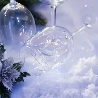 Гирлянда &laquo;Нить&raquo; 3 м, роса. IP20, серебристая нить. 30 LED, от батареек AG13&times;3, 3 режима, свечение тёплое белое