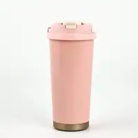 Термостакан с веревочкой "Список дел" розовая, 500мл