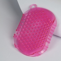 Массажёр антицеллюлитный &laquo;Варежка&raquo;, 15 &times; 11 &times; 2 см, с подвесом, цвет МИКС