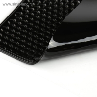 Коврик противоскользящий, мелкие соты, 18&times;12 см, черный