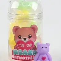 Антистресс сквиш мялка &laquo;Мишки&raquo;, в банке