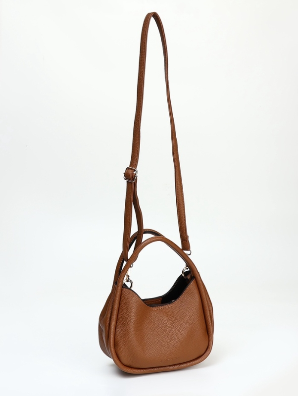 Сумка женская тоут на молнии, цвет коричневый