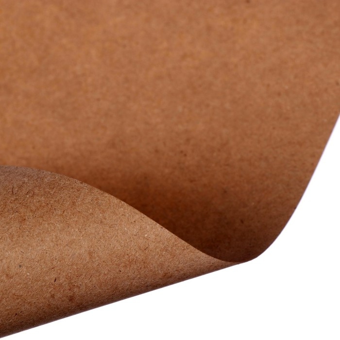 Крафт-бумага для графики, эскизов, печати А3, 50 листов (297 х 420 мм), 120 г/м&sup2;, коричневая/серая