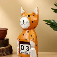 Календарь настольный &laquo;Котенок&raquo;, 10&times;6&times;21 см, дерево