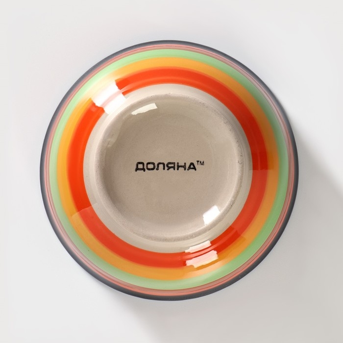 Миска Доляна &laquo;Индия&raquo;, 300 мл, d=11 см, керамика, разноцветный