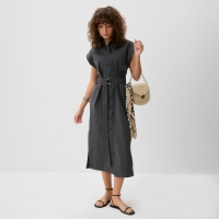 Платье женское MINAKU: Safari миди цвет графит ,р-р 42 Платье женское MINAKU: Safari миди цвет графит ,р-р 42