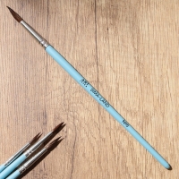 Кисть для рисования набор 4 шт. пони круглые &laquo;Ван Гог&raquo; № 2, 4, 6, 8