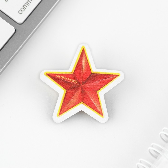 Подарочный набор &laquo;Герой и защитник. 23 февраля&raquo;, блокнот, карандаши (2 шт) и значок