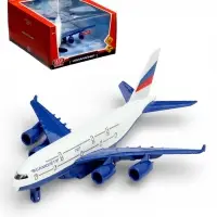 Модель металл. "Авиалайнер", 22 см, свет-звук, инерц., подв. детали 1706C158-R (36)