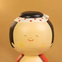 Деревянная кукла кокеши "Ямато" 7х7,5х15 см