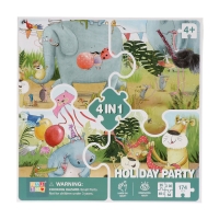 Пазлы 4 в 1 «Праздничная вечеринка», 25, 36, 49, 64 элемента Пазлы 4 в 1 «Праздничная вечеринка», 25, 36, 49, 64 элемента