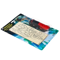 Новогодний набор для выжигания по дереву &laquo;Новый год! Змея&raquo;, символ года 2025