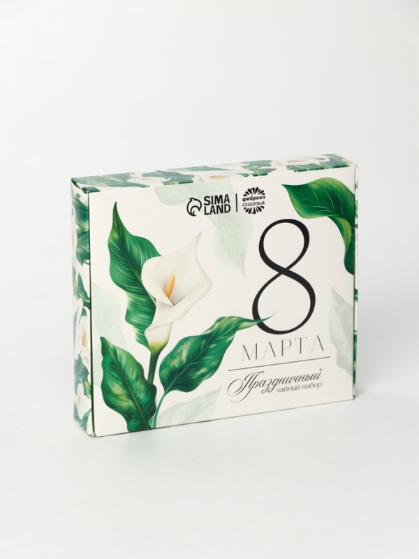 Чай подарочный &laquo;8 марта&raquo;, 20 г + 12 п