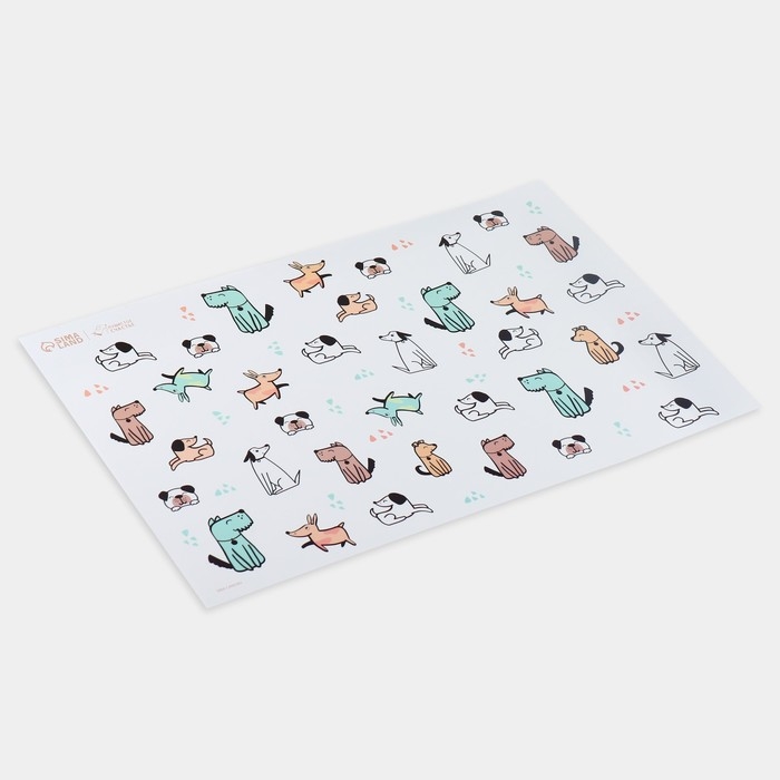 Коврик под миску &laquo;Собачья радость&raquo; , 43х28 см