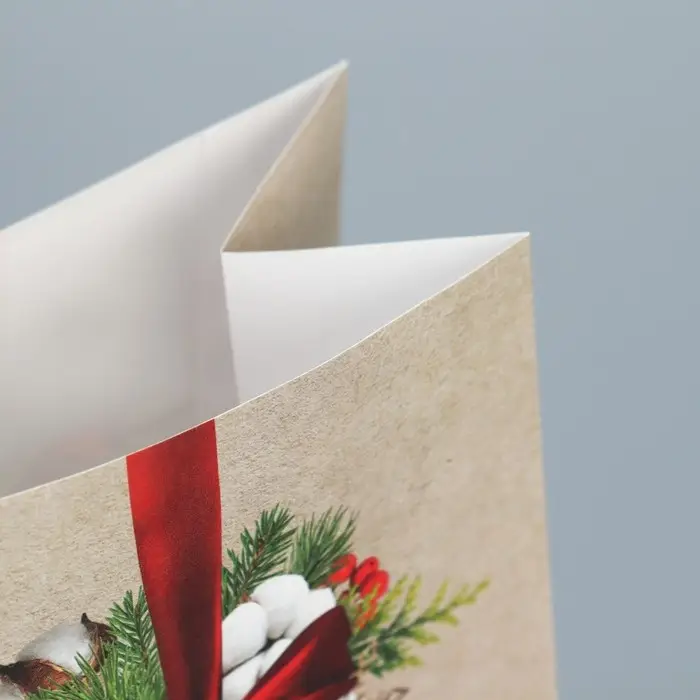 Пакет подарочный без ручек &laquo;Все желания сбудутся&raquo;, 10&times;19.5&times;7 см, Новый год