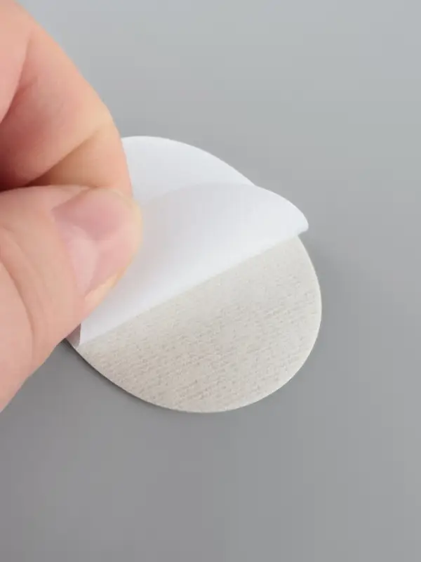 Набор 6шт заплаток клеевых для обуви кожзам белый АУ